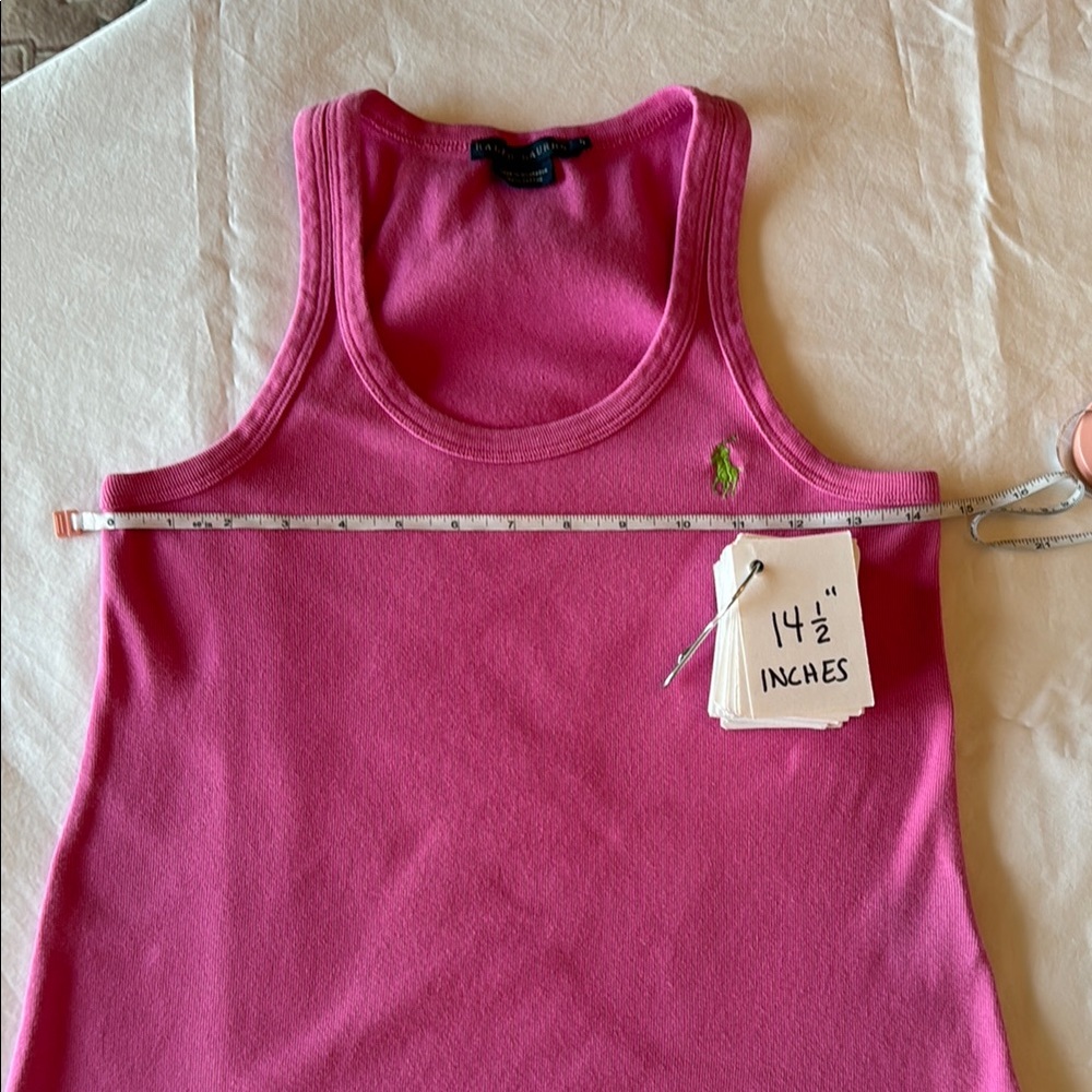Ralph Lauren Classic Pink Tank Dress - Small - Picture 7 of 8